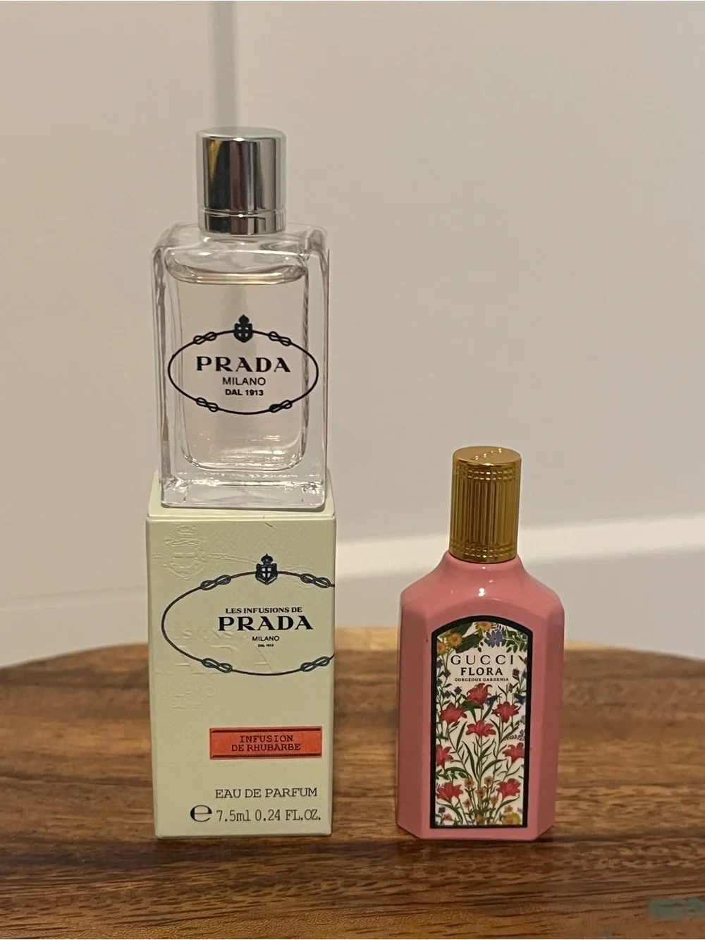Prada & Gucci Flora Bottles